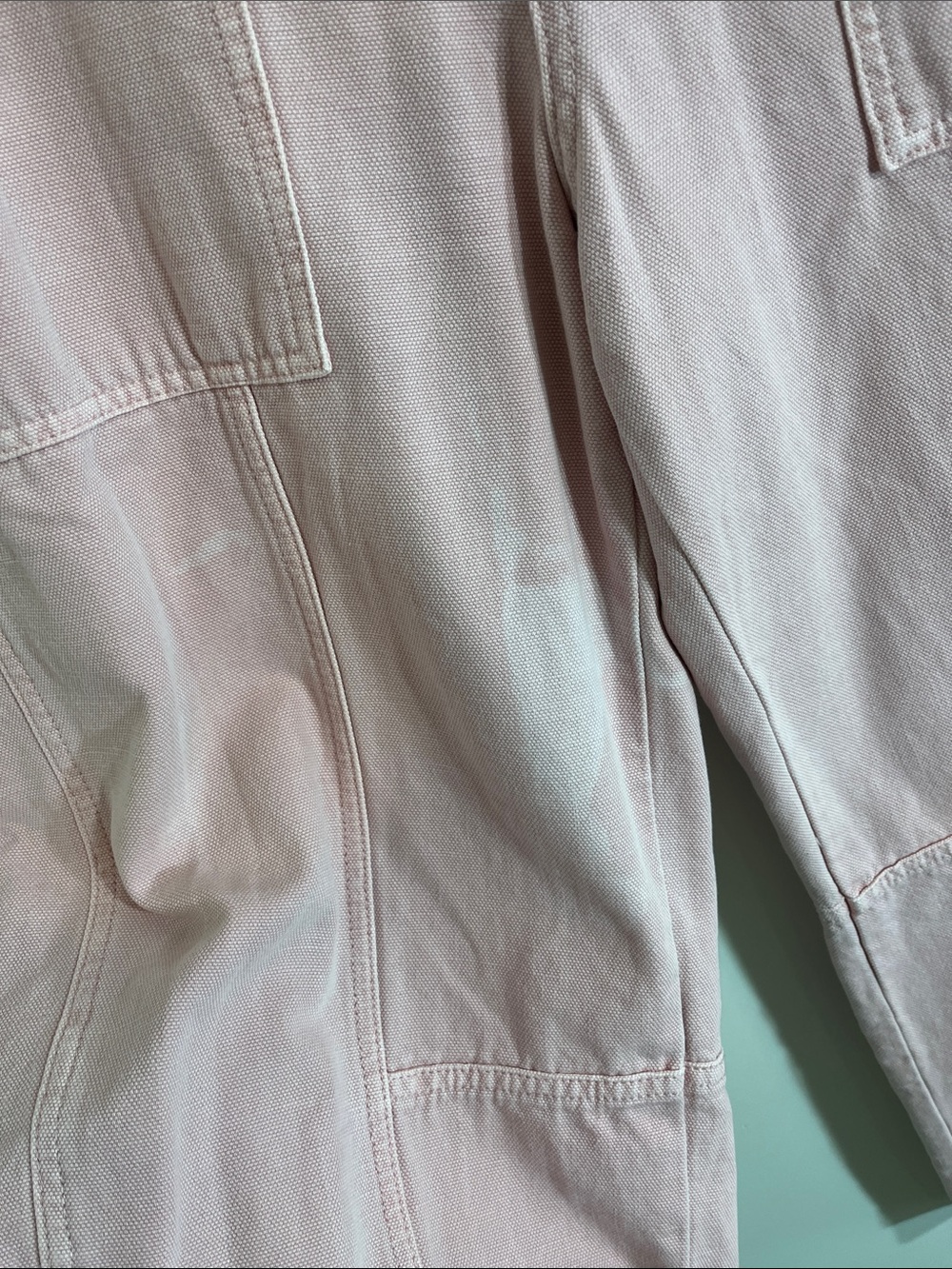 Universal Thread High-Rise Utility Barrel Jean pink see white spots/blotches 10 - Picture 3 of 7